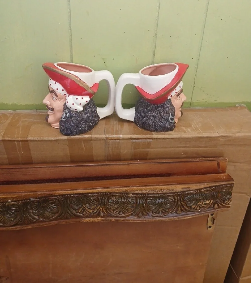 Ceramic Mugs Pair